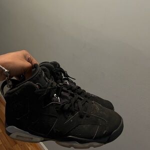 Jordan 6  Black Sneakers
